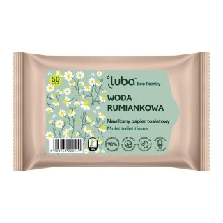 Luba Eco Family nawilżany papier toaletowy z Wodą Rumiankową 50szt. (P1)