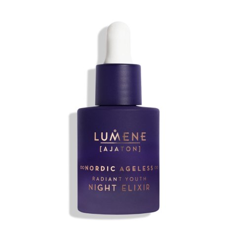 Lumene Nordic Ageless Ajaton Radiant Youth Night Elixir wygładzająco-odmładzający eliksir na noc 30ml (P1)