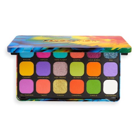 Makeup Revolution Forever Flawless Eyeshadow Palette paleta cieni do powiek Bird Of Paradise 19.8g (P1)