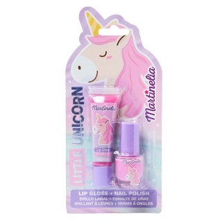 Martinelia Little Unicorn Beauty Duo zestaw lakier do paznokci 4ml + błyszczyk do ust 6ml (P1)