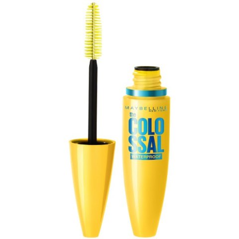 Maybelline Colossal Waterproof Mascara wodoodporny tusz do rzęs Black 10.7ml (P1)