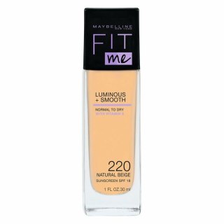 Maybelline Fit Me Luminous + Smooth Foundation rozświetlający podkład do twarzy 220 Natural Beige 30ml (P1)