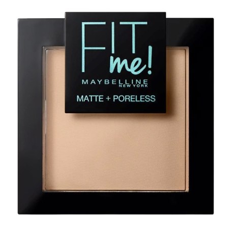 Maybelline Fit Me Matte Poreless Pressed Powder puder matujący do twarzy w kompakcie 120 Classic Ivory 9g (P1)