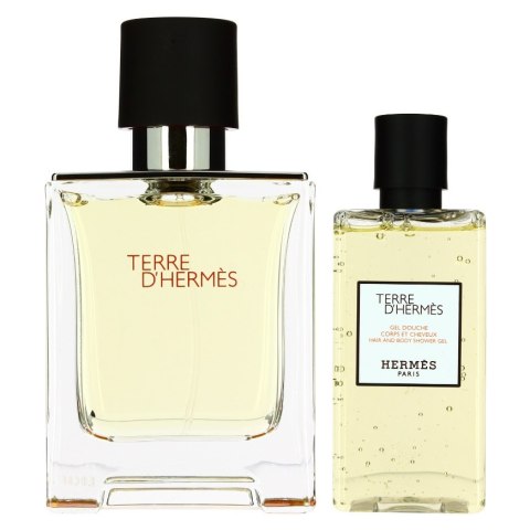 Hermes Terre D'Hermes zestaw woda toaletowa spray 100ml + żel pod prysznic 80ml (P1)