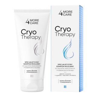 More4Care Cryotherapy specjalistyczny szampon micelarny do włosów zniszczonych 200ml (P1)