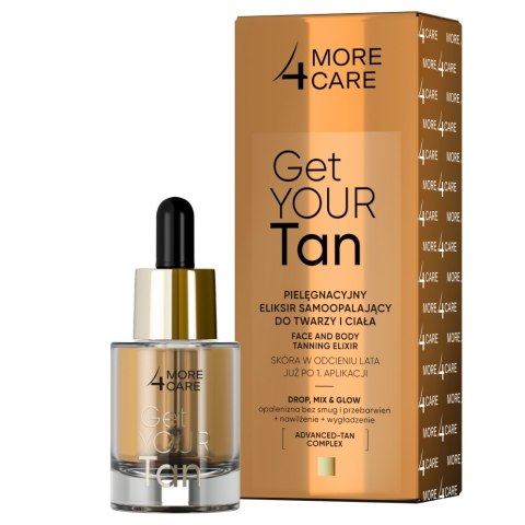 More4Care Get Your Tan! eliksir samoopalający do twarzy i ciała 15ml (P1)