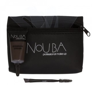 NOUBA Eyebrow Improver Set zestaw krem-żel do stylizacji brwi 30 + dwustronny aplikator + szablony 3szt + etui (P1)