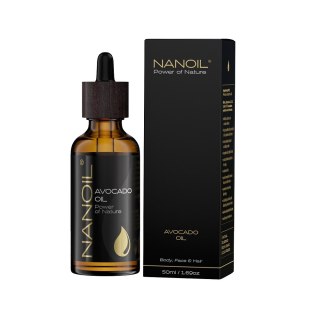 Nanoil Avocado Oil olejek z awokado do pielęgnacji włosów i ciała 50ml (P1)