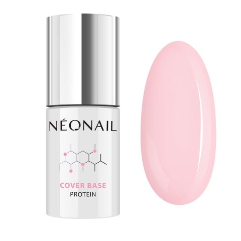 NeoNail Cover Base Protein proteinowa baza hybrydowa Nude Rose 7.2ml (P1)