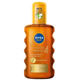 Nivea Intense Bronze karotenowy olejek do opalania w spray'u SPF6 200ml (P1)