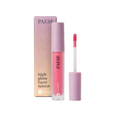 Paese Nanorevit High Gloss Liquid Lipstick pomadka w płynie do ust 55 Fresh Pink 4.5ml (P1)