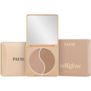 Paese Self Glow Bronzing Powder prasowany puder brązujący Light 6g (P1)