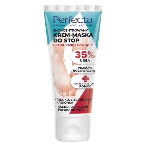 Perfecta Ultra zmiękczający skoncentrowany krem-maska do stóp z 35% urea 80ml (P1)