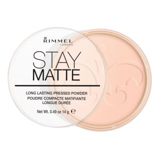 Rimmel Stay Matte Powder puder prasowany 002 Pink Blossom 14g (P1)