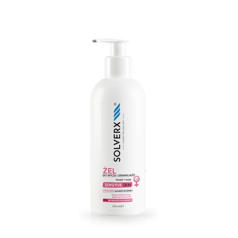 SOLVERX Sensitive Skin for Women żel do mycia i demakijażu skóra wrażliwa 200ml (P1)