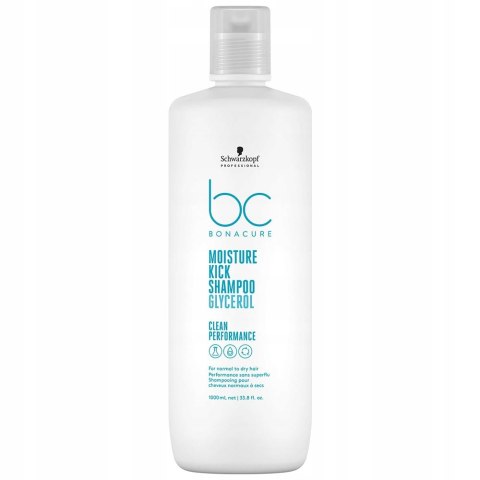 Schwarzkopf Professional BC Bonacure Moisture Kick Shampoo nawilżający szampon do włosów normalnych i suchych 1000ml (P1)