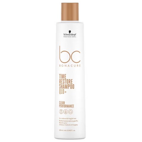 Schwarzkopf Professional BC Bonacure Time Restore Shampoo delikatnie oczyszczający szampon do włosów dojrzałych 250ml (P1)