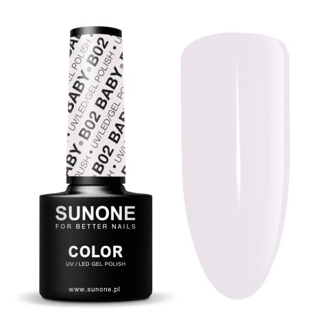 Sunone UV/LED Gel Polish Color lakier hybrydowy B02 Baby 5ml (P1)