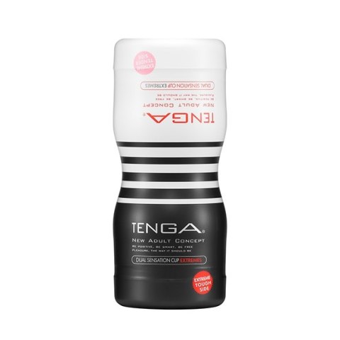 TENGA Dual Sensation Cup jednorazowy masturbator z dwoma otworami Extremes (P1)