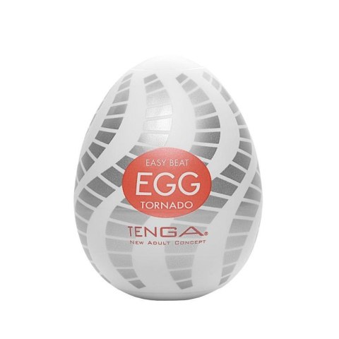 TENGA Easy Beat Egg Tornado jednorazowy masturbator w kształcie jajka (P1)