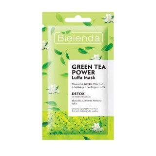 Bielenda Green Tea Power Luffa Mask detoksykująca maseczka 2w1 z delikatnym peelingiem 8g (P1)