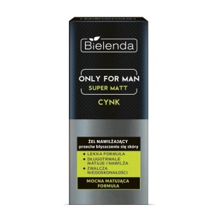 Bielenda Only For Man Super Matt żel nawilżający przeciw błyszczeniu się skóry 50ml (P1)