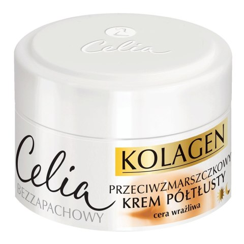 Celia Kolagen przeciwzmarszczkowy krem półtłusty z kozim mlekiem 50ml (P1)