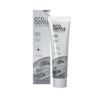 Ecodenta Triple Force Toothpaste pasta do zębów o potrójnym działaniu z białą glinką 100ml (P1)