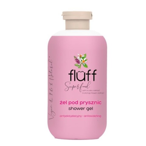 Fluff Shower Gel antyoksydacyjny żel pod prysznic Kudzu i Kwiat Pomarańczy 500ml (P1)