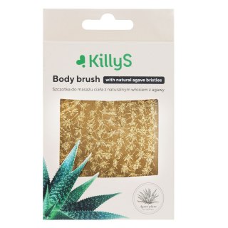 KillyS Body Brush szczotka do ciała z naturalnym włosiem z agawy (P1)