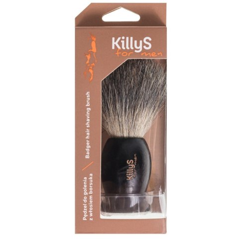 KillyS For Men Badger Hair Shaving Brush pędzel do golenia z włosiem borsuka (P1)