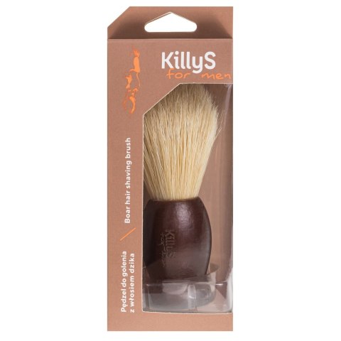 KillyS For Men Boar Hair Shaving Brush pędzel do golenia z włosiem dzika (P1)