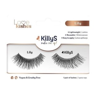 KillyS Make Me Up! Love Lashes sztuczne rzęsy na pasku Lily (P1)