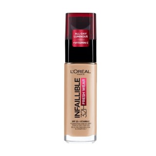 L'Oreal Paris Infaillible 32H Fresh Wear Foundation długotrwały podkład do twarzy 125 Natural Beige 30ml (P1)