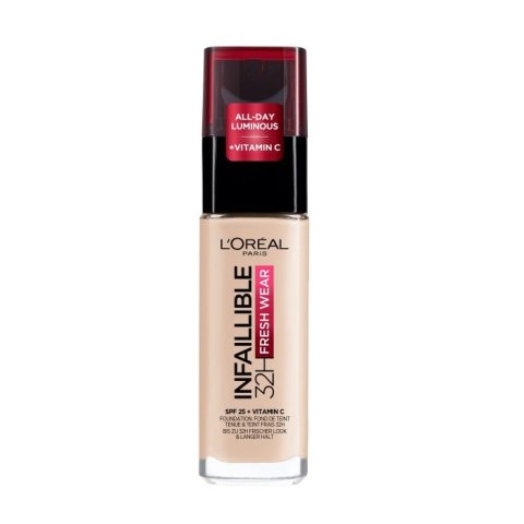 L'Oreal Paris Infallible 32H Fresh Wear Foundation długotrwały podkład do twarzy 15 Porcelain 30ml (P1)