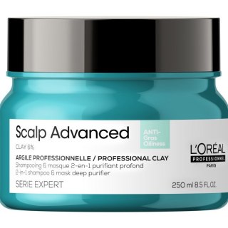 L'Oreal Professionnel Serie Expert Scalp Advanced 2-in-1 Deep Purifier Clay maska oczyszczająca z glinką 2w1 250ml (P1)