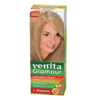 Venita Glamour farba do włosów 7/0 Naturalny Blond (P1)