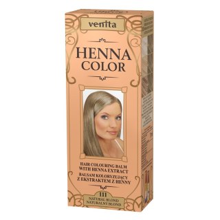 Venita Henna Color balsam koloryzujący z ekstraktem z henny 111 Natural Blond 75ml (P1)