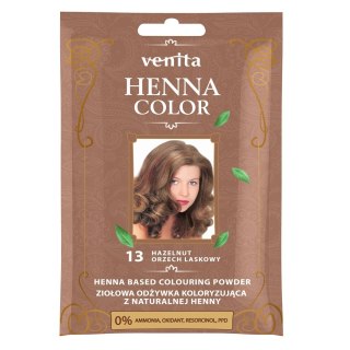 Venita Henna Color ziołowa odżywka koloryzująca z naturalnej henny 13 Orzech Laskowy (P1)