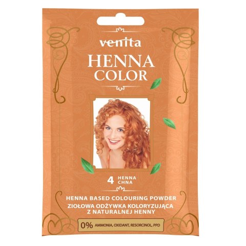 Venita Henna Color ziołowa odżywka koloryzująca z naturalnej henny 4 Henna Chna (P1)