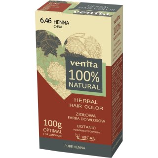 Venita Herbal Hair Color ziołowa farba do włosów 6.46 Chna 100g (P1)