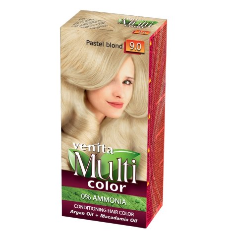 Venita MultiColor pielęgnacyjna farba do włosów 9.0 Pastelowy Blond (P1)