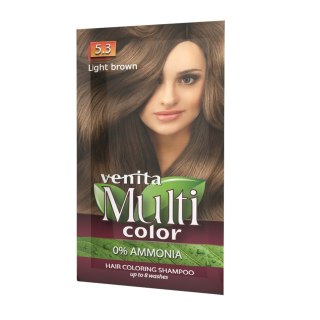 Venita MultiColor szampon koloryzujący 5.3 Jasny Brąz 40g (P1)