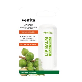 Venita Naturalny balsam do ust Olejek Macadamia 4g (P1)