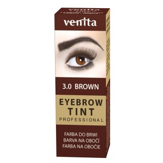 Venita Professional Eyebrow Tint farba do brwi w proszku 3.0 Brown (P1)