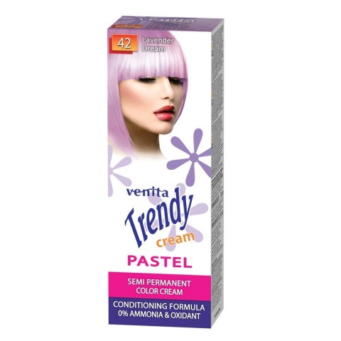 Venita Trendy Cream krem do koloryzacji włosów 42 Lavender Dream (P1)