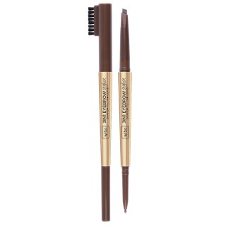 Wibo 3in1 Eyebrow Stylist kredka do brwi z grzebykiem 1 Soft Brown (P1)