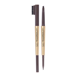 Wibo 3in1 Eyebrow Stylist kredka do brwi z grzebykiem 2 Dark Brown (P1)