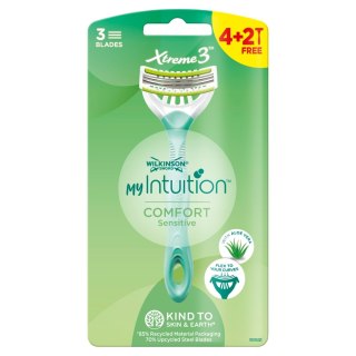 Wilkinson My Intuition Xtreme3 Comfort Sensitive jednorazowe maszynki do golenia dla kobiet 6szt (P1)