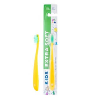 Woom Kids Extra Soft Toothbrush bardzo delikatna szczoteczka do zębów dla dzieci 2-6 Years (P1)